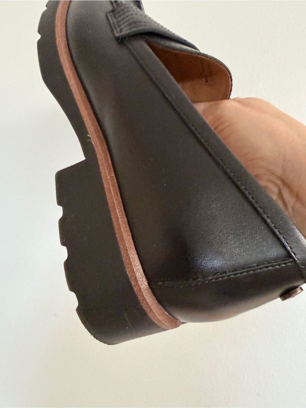 Vionic Black Leather Loafer - Picture 11 of 12